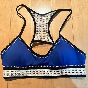 Victorias Secret Crochet Bikini Top SM New with tags